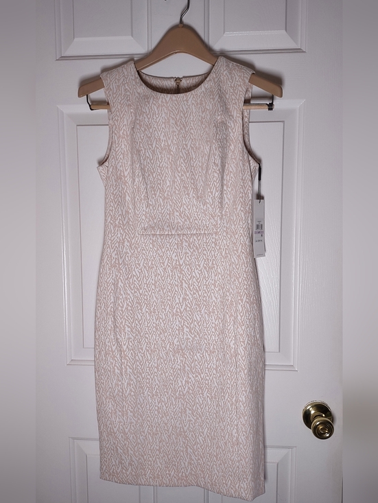 Calvin Klein Dresses & Skirts - Calvin Klein Stretch Knit Patterned Sheath Dress